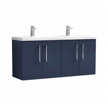 Arno Twin 1200mm 4-Door Wall Hung Vanity Unit