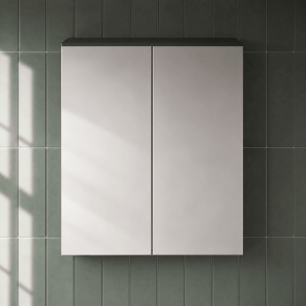 Athena 600mm 2-Door Mirrored Bathroom Cabinet | Product Image