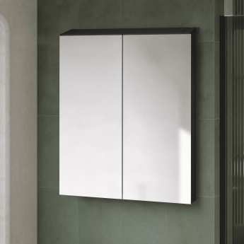 Athena 800mm 2-Door Mirrored Bathroom Cabinet | Product Image
