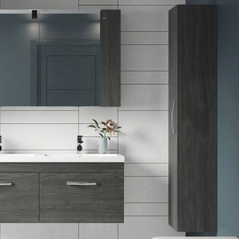 Athena 300mm Wall Hung 1-Door Tall Storage Unit