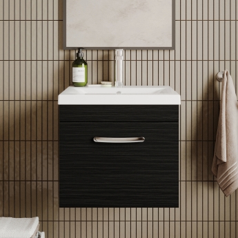 Athena 500mm 1-Drawer Wall Hung Vanity Unit