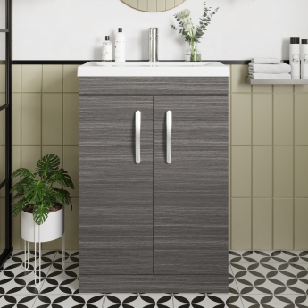 Athena 600mm 2-Door Floor Standing Vanity Unit
