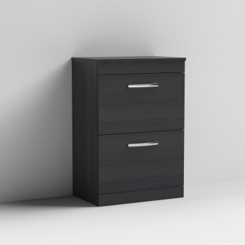 Athena 600mm 2-Drawer Floor Standing Vanity Unit with Countertop