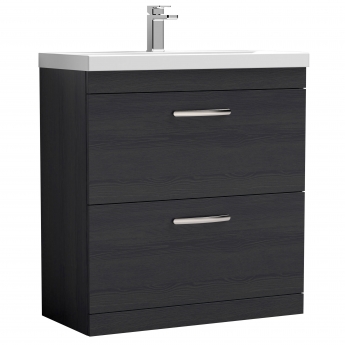 Athena 800mm 2-Drawer Floor Standing Vanity Unit