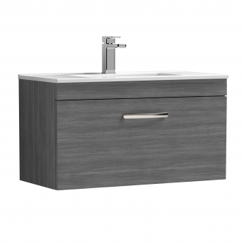 Athena 800mm 1-Drawer Wall Hung Vanity Unit