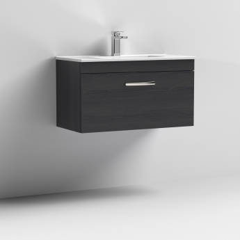 Athena 800mm 1-Drawer Wall Hung Vanity Unit