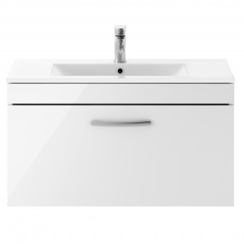 Athena 800mm 1-Drawer Wall Hung Vanity Unit