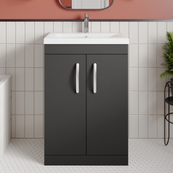Athena 600mm 2-Door Floor Standing Vanity Unit