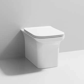 Nuie Ava Square Back to Wall Rimless Toilet - Soft Close Seat