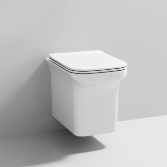 Nuie Ava Wall Hung Toilet Pan 560mm Projection - Soft Close Seat