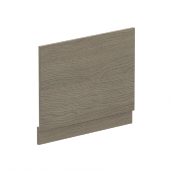 Nuie Straight Bath End Panel and Plinth 560mm H x 680mm W - Solace Oak