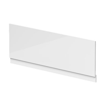 Nuie MDF Bath Front Panel and Plinth 550mm H x 1700mm W - Gloss White