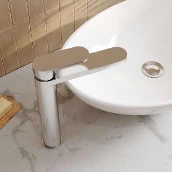 Nuie Binsey Tall Mono Basin Mixer Tap - Chrome | Product Image