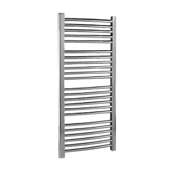 Nuie Curved Ladder Towel Rail 1100mm H x 500mm W - Chrome