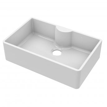 Nuie Butler Fireclay Kitchen Sink with TL 1.0 Bowl 795mm L x 500mm W - White