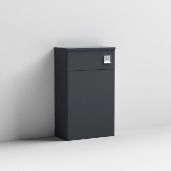 Nuie Classique Back to Wall WC Toilet Unit 500mm Wide - Satin Anthracite