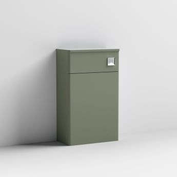 Nuie Classique Back to Wall WC Toilet Unit 500mm Wide - Satin Green