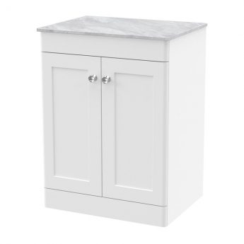 Classique 600mm 2-Door Floor Standing Vanity Unit with Countertop