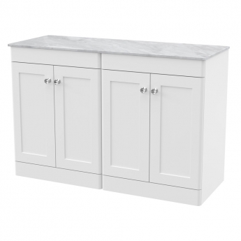 Classique 1200mm 4-Door Floor Standing Vanity Unit with Countertop
