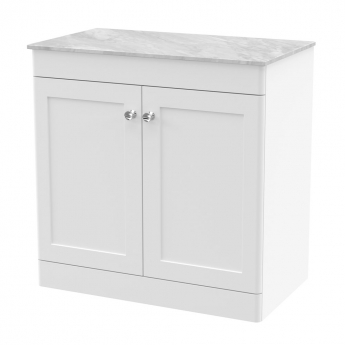 Classique 800mm 2-Door Floor Standing Vanity Unit with Countertop