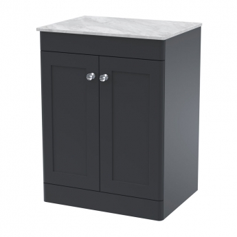 Classique 600mm 2-Door Floor Standing Vanity Unit with Countertop