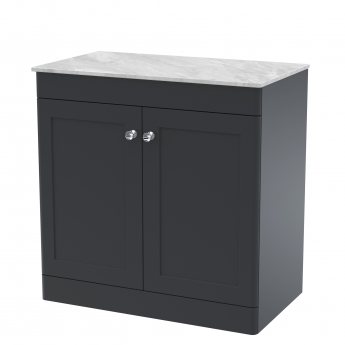 Classique 800mm 2-Door Floor Standing Vanity Unit with Countertop