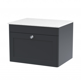 Classique 600mm 1-Drawer Wall Hung Vanity Unit with Countertop
