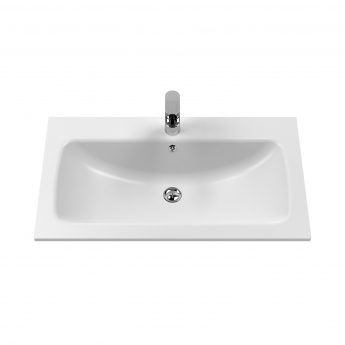 Classique 800mm 1-Drawer Wall Hung Vanity Unit with Stone Basin