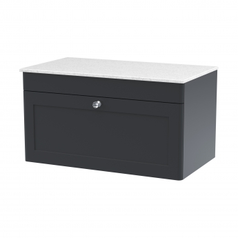 Classique 800mm 1-Drawer Wall Hung Vanity Unit with Countertop