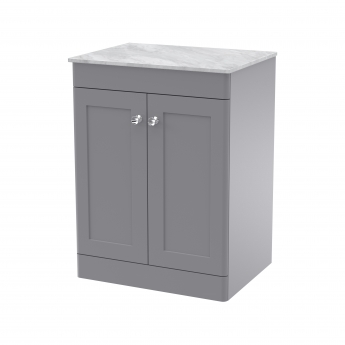 Classique 600mm 2-Door Floor Standing Vanity Unit with Countertop
