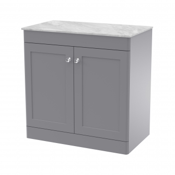Classique 800mm 2-Door Floor Standing Vanity Unit with Countertop