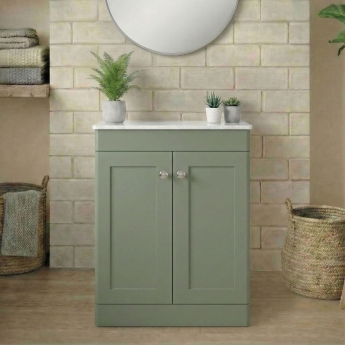 Classique 600mm 2-Door Floor Standing Vanity Unit with Countertop