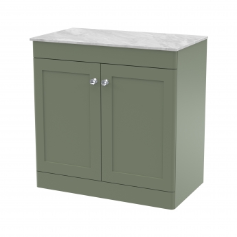 Classique 800mm 2-Door Floor Standing Vanity Unit with Countertop