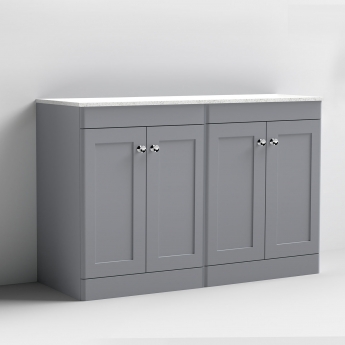 Classique 1200mm 4-Door Floor Standing Vanity Unit with Countertop