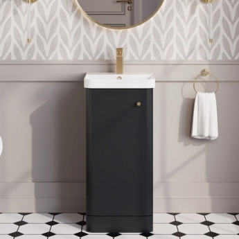 Core 400mm 1-Door Floor Standing Vanity Unit