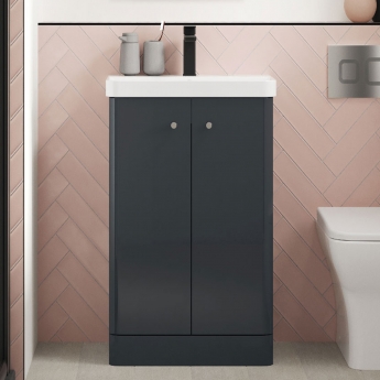 Core 600mm 2-Door Floor Standing Vanity Unit