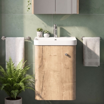 Core 400mm 1-Door Wall Hung Vanity Unit | Product Image