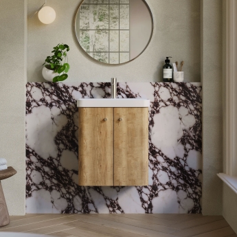 Core 500mm 2-Door Wall Hung Vanity Unit | Product Image