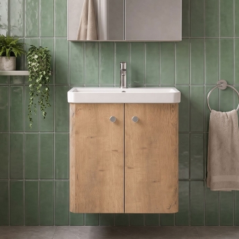 Core 500mm 2-Door Wall Hung Vanity Unit | Product Image