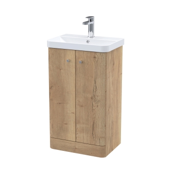 Core 500mm 2-Door Floor Standing Vanity Unit | Product Image