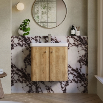 Core 600mm 2-Door Wall Hung Vanity Unit | Product Image