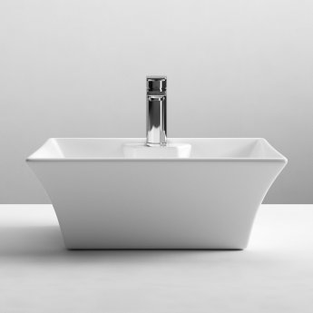 Nuie Vessel Sit-On Countertop Basin 480mm Wide - 1 Tap Hole