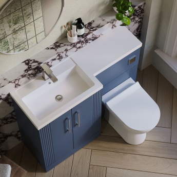 Deco 1100mm Combination Vanity Basin and Toilet Unit | Product Image