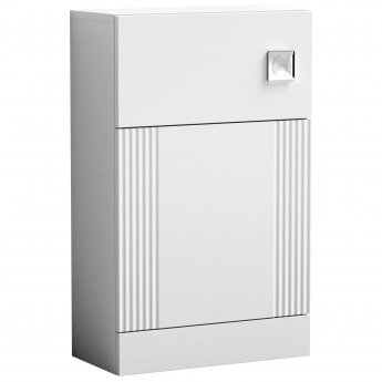 Nuie Deco Back to Wall WC Unit 500mm Wide - Satin White