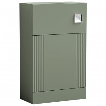 Nuie Deco Back to Wall WC Unit 500mm Wide - Satin Reed Green