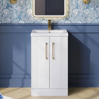 Deco 500mm 2-Door Floor Standing Vanity Unit