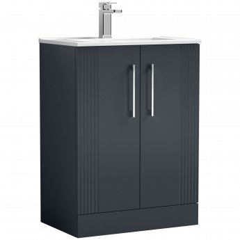 Deco 600mm 2-Door Floor Standing Vanity Unit