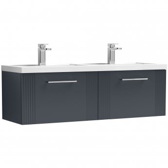 Deco Twin 1200mm 2-Drawer Wall Hung Vanity Unit