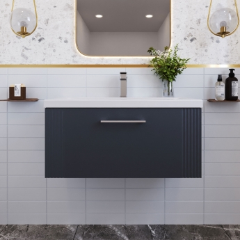 Deco 800mm 1-Drawer Wall Hung Vanity Unit