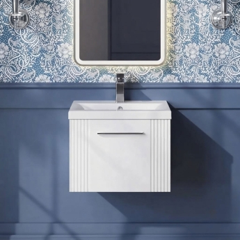 Deco 500mm 1-Drawer Wall Hung Vanity Unit | Product Image